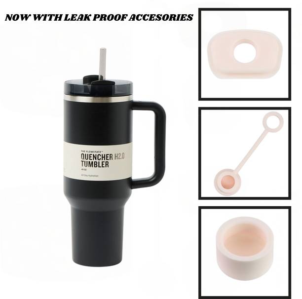 papita Tumbler for Hot and Cold Insulated Tumbler Lid StainlessSteel TumblerStraw Cream Stainless Steel Coffee Mug