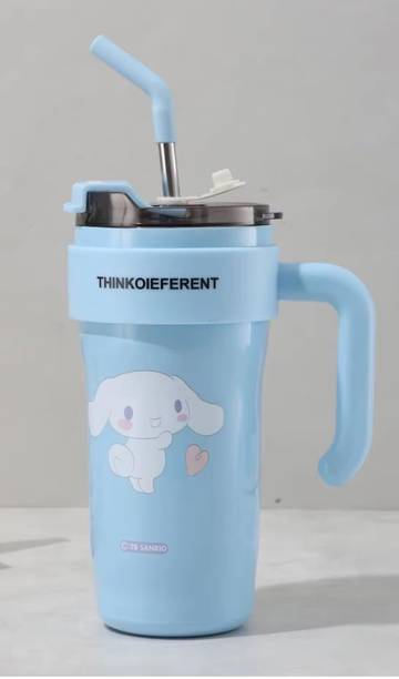 STEFLON 860ml tumbler with Straw for Office, Sport, Travel, Home-2025-NEW EDITION Stainless Steel Tumbler