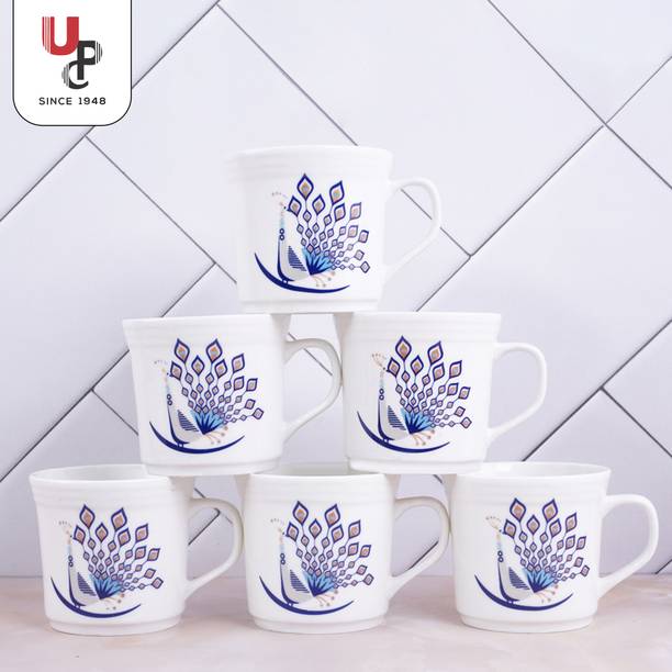 UPC Fine Bone China Ceramics Coffees (Set of 6) Premium Quality and Finish Bone China Coffee Mug