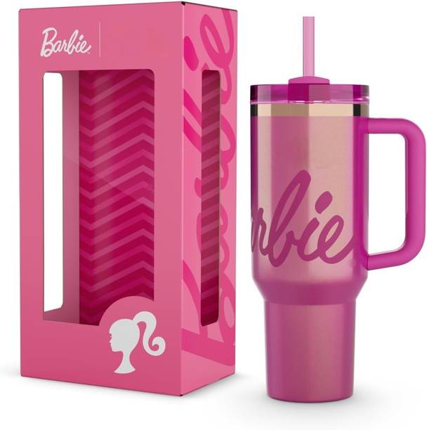 arthasya Barbie Quencher Insulated Tumbler with Handle and Lid Stainless Steel Tumbler