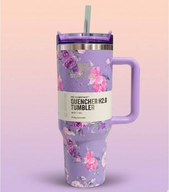 stanly purple flower 1200ml stainless steel tumbler Stainless Steel Tumbler