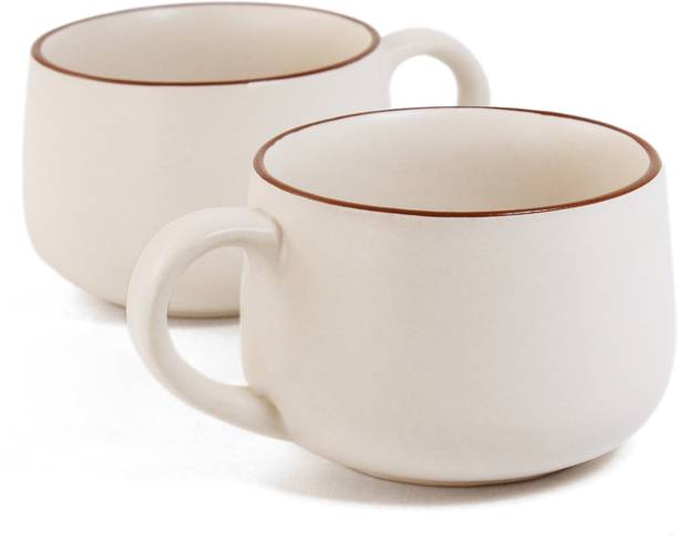 Koralkari Vanilla Biscuit Ceramic Coffee Mug