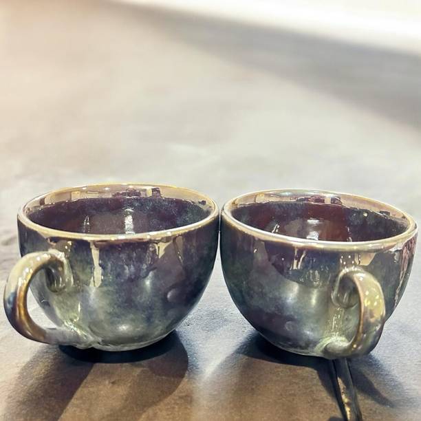 Earthlyessence Emerald hot chocolate mugs Ceramic Fondue Mug