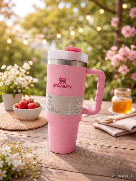 Siply PGT Light Pink Stannley Stainless Steel Tumbler