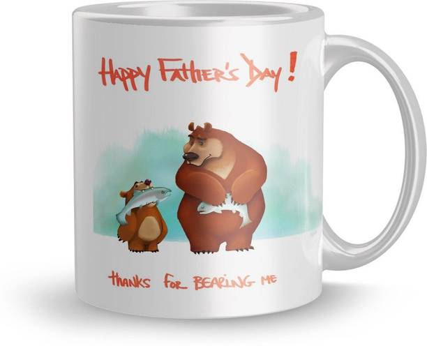 Gift4You Happy Fathers Day Colorful Design Ceramic Printed Coffee And Tea Gift on Boyfr Ceramic Coffee Mug