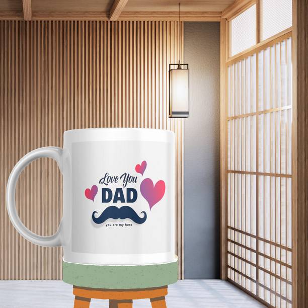 PassionPride I Love You Dad Printed Coffee - The Perfect Gift for Dad Ceramic Coffee Mug