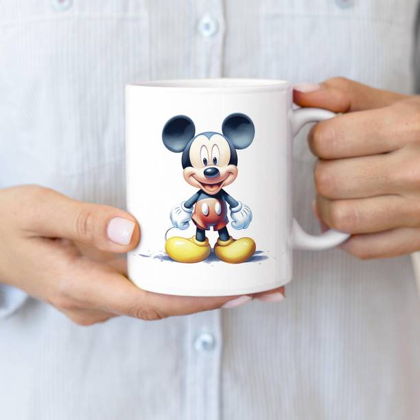 TGF Mickey Mouse Printed Ceramic Ceramic Coffee Mug