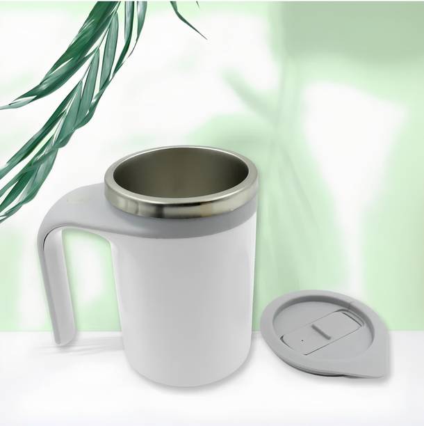 Ojra Automatic coffee mixing Cup, magnetic stirring cup Stainless Steel Coffee Mug