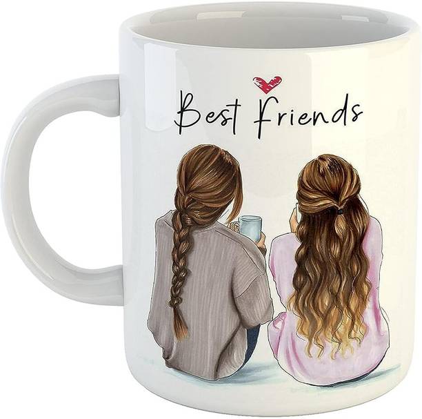 phlipkart Best Friends Forever Printed to Gift to Your Best Friends On Friendship Day Ceramic Coffee Mug