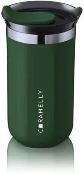 caramelly CaramellyVoyageFlaskwithSpillProofFlipLid Stainless Steel Coffee Mug