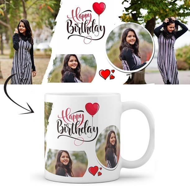 CPH Photo & Text Printed Cup For Birthday Gift Ceramic Coffee Mug