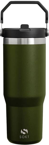 CHEFERYN 900ml TUMBLER Vacuum mug with Handle Tumbler Stainless Steel Coffee Mug