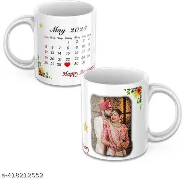 डीपथिंकर Photo Printed Coffee/Cup Ceramic Coffee (320 ml) सिरेमिक मग