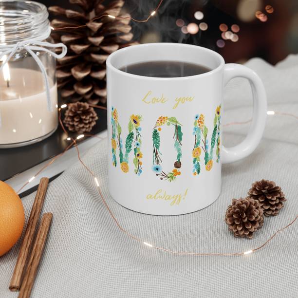 Trykk Art Mother's Day Theme Printed Ceramic Coffee | Gift for Mother, MDMUG-08 Ceramic Coffee Mug