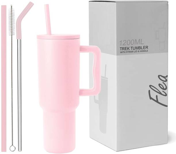 flea Sipper Tumbler with Straw Accessories Stainless Steel Vacuum Insulated Stainless Steel Tumbler