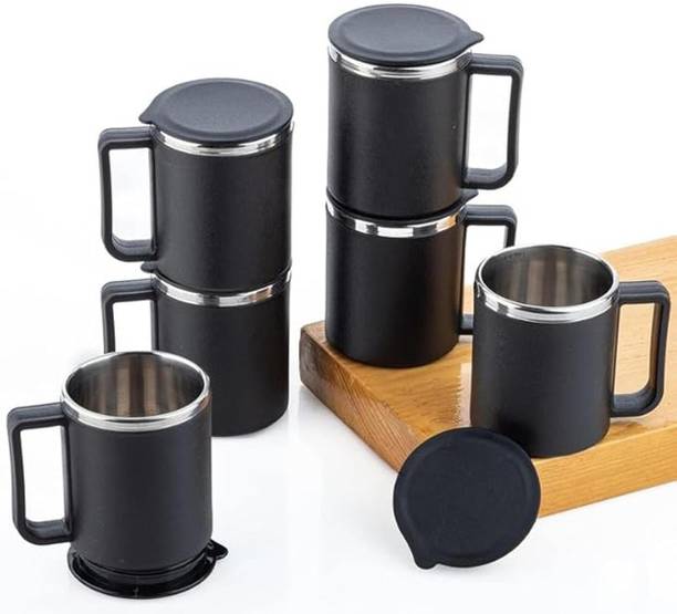 Saule cup blk p6 Stainless Steel Coffee Mug