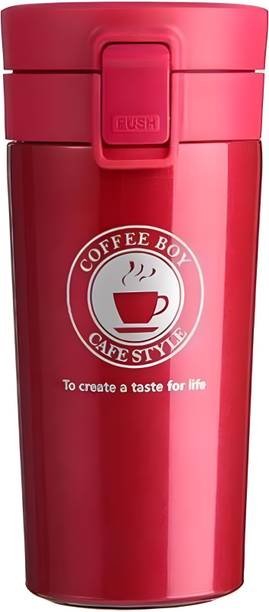 ओजरा Stainless Steel Vacuum Insulation Cup with Lid, for Coffee, Tea, Juice, Soup स्टेनलेस स्टील मग