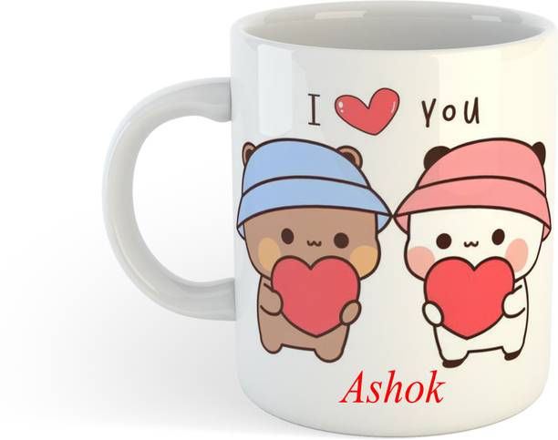 UNIARAWALAS I Love You Ashok Ceramic Coffee Mug