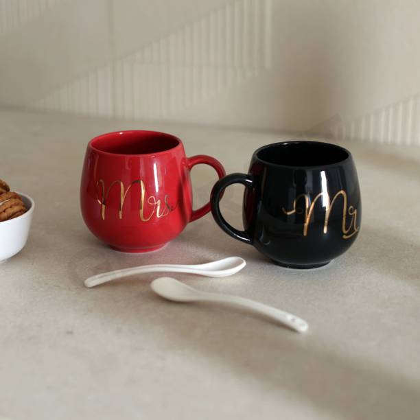 GB CRAFT Mr & Mrs Couple / Ceramic/ Coffee/ Tea Ceramic Coffee Mug