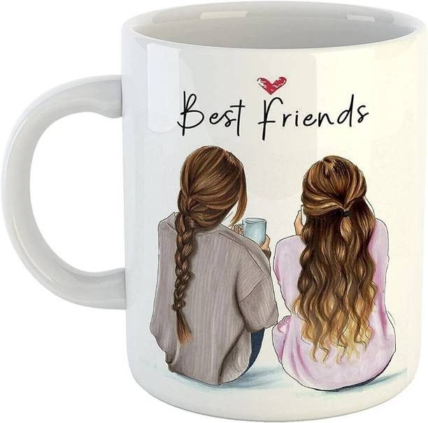 ADR Best friend Heavy Quality Printed Coffee mug for gifting | Best Coffee mug Ceramic Coffee Mug
