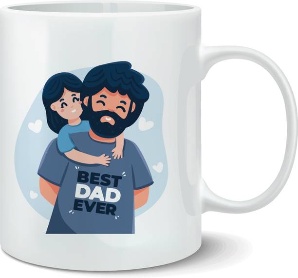 ICORA Ceramic coffee mug For Dad,Gift For Dad, Coffee mug Pack Of 1 Ceramic Coffee Mug