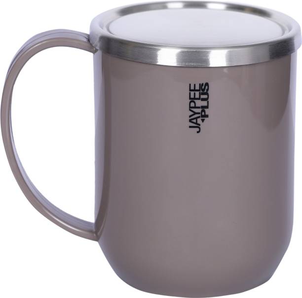 Jaypee Plus Cupshup Coffee with Steel Lid Plastic Covered Stainless Steel Stainless Steel Coffee Mug