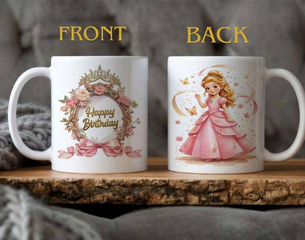 GIVENTA Happy Birthday Coffee | Cute mug for Friends, Family, Brother, Sister Ceramic Coffee Mug
