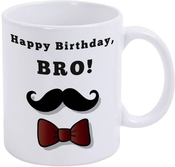 SUARD Happy Birthday Brother Bro younger and old best brother in the world WM-48 Ceramic Coffee Mug