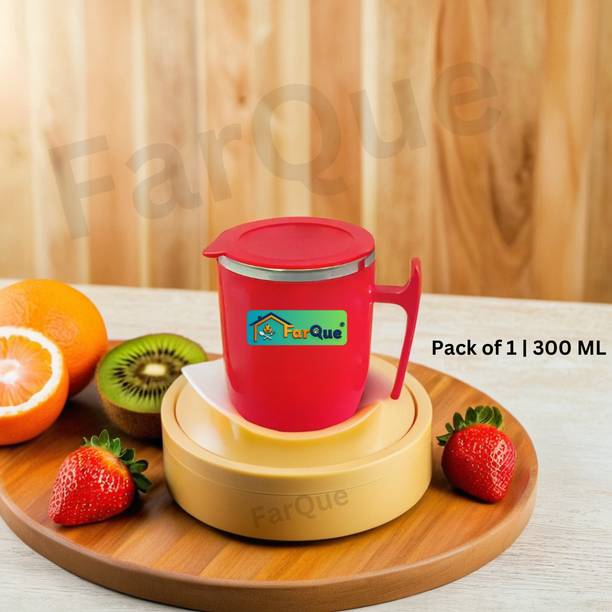 FarQue Coffee & Tea – Perfect Gift for Birthdays, Couples, Friends, Lovers & Kids Stainless Steel Coffee Mug