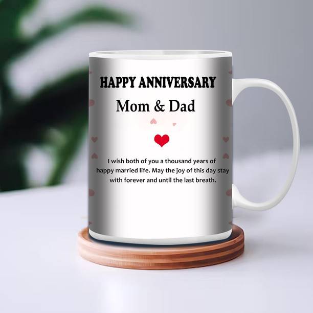 GiftWeb N1_Romantic Wedding Anniversary Love Gifts for Men and Women 3no Ceramic Coffee Mug