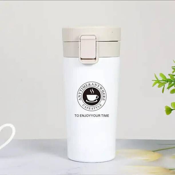 advik mart Premium Vacuum Insulated Coffee Flask | Hot & Cold Steel Travel, – 400ml Stainless Steel Coffee Mug