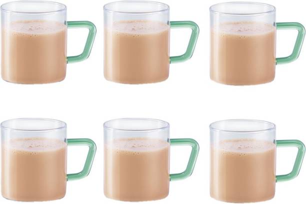 BOROSIL BVCM190GR06 Glass Coffee Mug