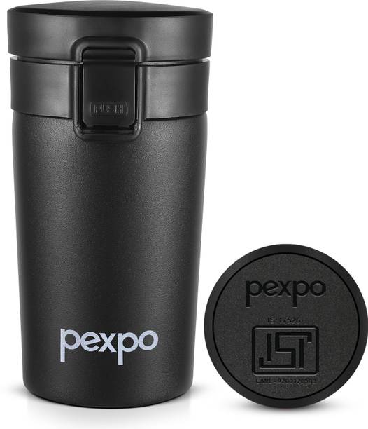 pexpo Cocoa Vacuum Insulated Hot & Cold Spill Proof Stainless Steel Coffee Mug