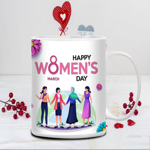 GiftWeb Perfect Gift to Women's Day Truly Unforgettable Ceramic Coffee (325 ml}14 Ceramic Coffee Mug