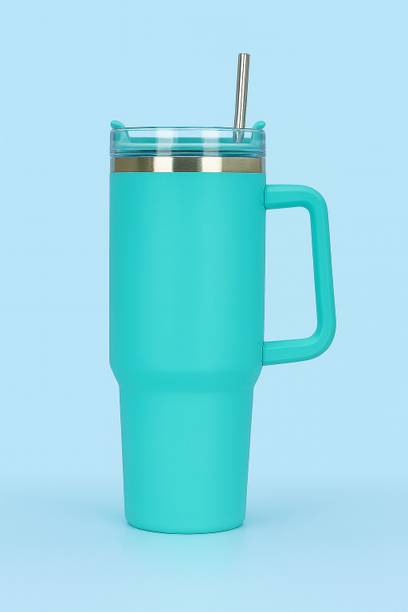 LUXARBAY Quote Printed Tumbler/Mug with Lid and Straw Stainless Steel Tumbler