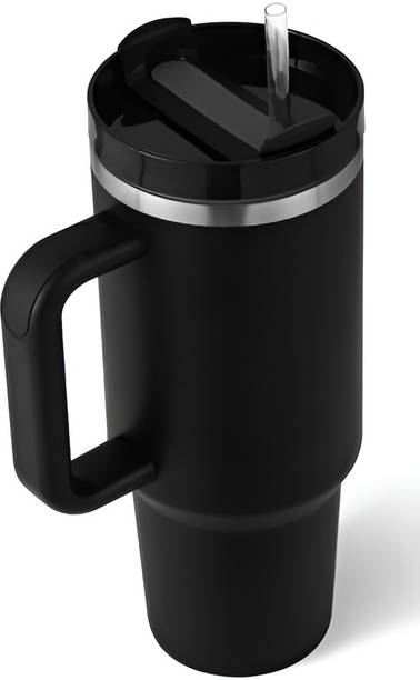 subton Multicolour Stainless Steel Tumbler with Straw Vacuum Insulated Water Bottle Aluminium Tumbler
