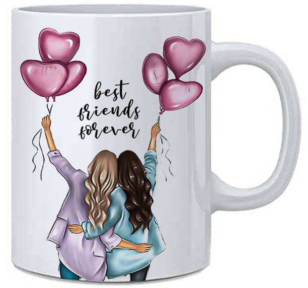 RB Point Best Friend forever Printed Birthday Anniversary Best Gift Ceramic Coffee Mug