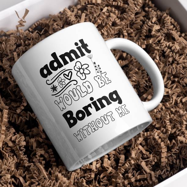 PRINT CRAFT Quotes Coffee mug Ceramic Coffee Mug