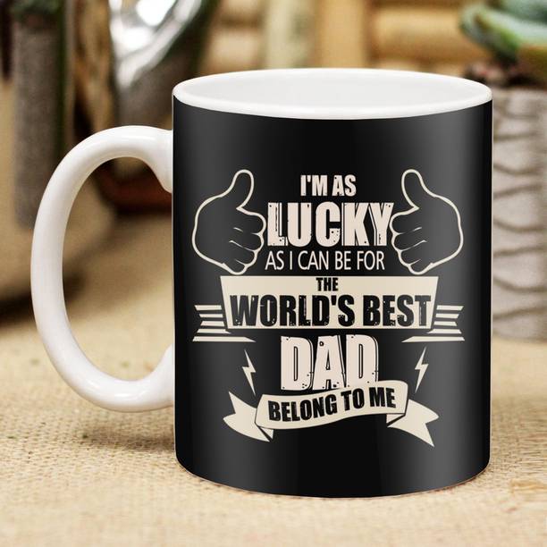 GIFTGROOVE Printed Gift for Father's Day & Dad's Birthday Ceramic Coffee Mug