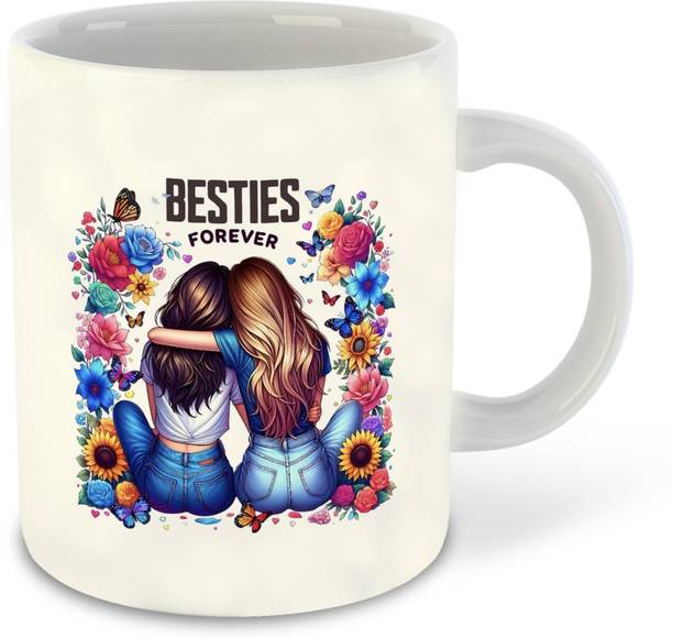 Iana Creation Best Friend Theme Coffee for Office & Home Ceramic Coffee Mug