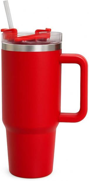 Moma Premium Red Stainless Steel Travel Tumbler 40oz Plastic Tumbler