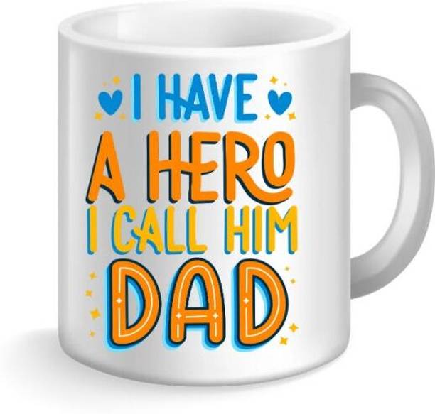 ItzForU Dad | A Hero | Father's day Special | Ceramic Coffee Mug