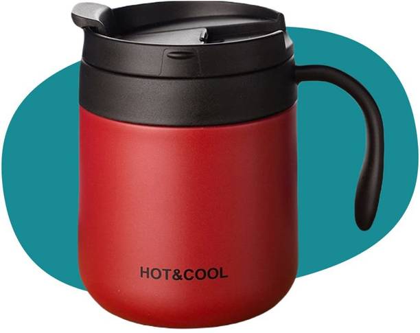 Lucacci 350ML Stainless Steel Insulated Coffee, Double Wall Vacuum Travel Stainless Steel Coffee Mug