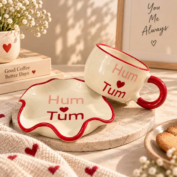 Bloomrich couple mug Ceramic Coffee Mug