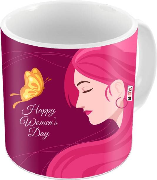 ME&YOU Happy Women's Day, Printed Ceramic Gift for Sister, Mother, Wife, friend on Women's Day IZ19STWDMU-027 Ceramic Coffee Mug