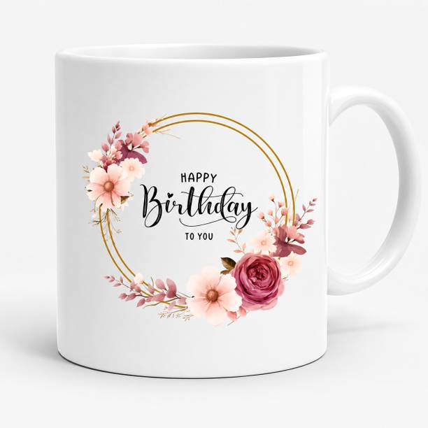 monmoto Rose Birthday Ceramic Coffee Mug