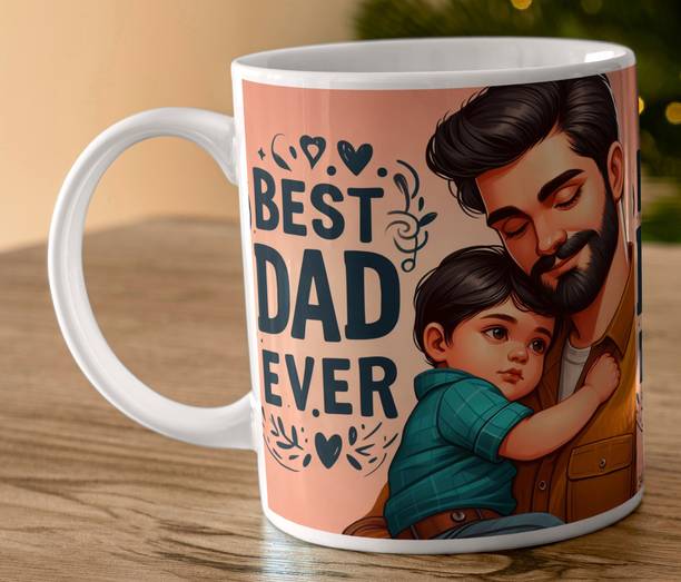 Goldencity Birthday Gift for Father, Anniversary Gift for Papa Love, Best Dad Ever Dad34 Ceramic Coffee Mug