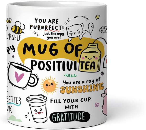 RUDRA CRAFT Motivational Ceramic Coffee Mug