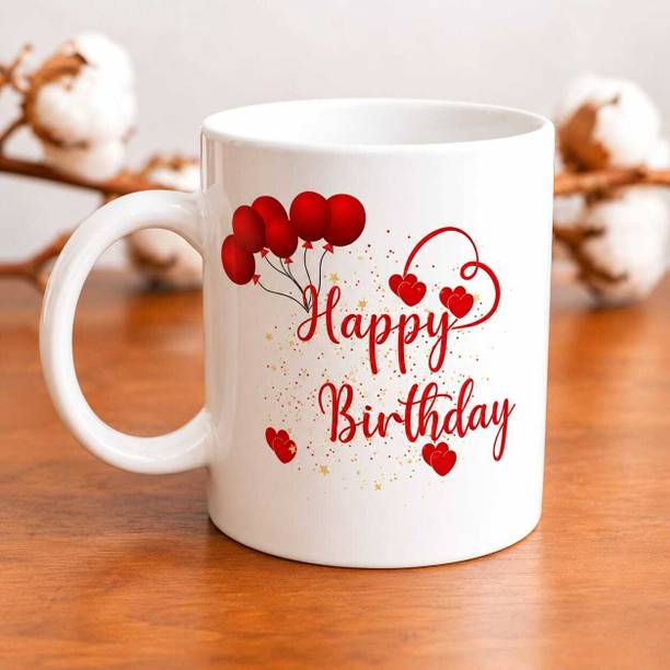 monmoto Happy Birthday Ceramic Coffee Mug