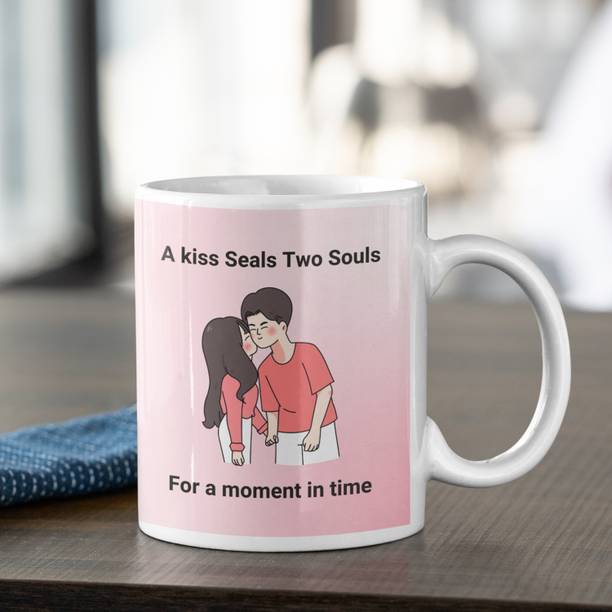 Ascension Kiss Day Theme Printed Ceramic Coffee Valentines Day Gift For Loved Once Ceramic Coffee Mug